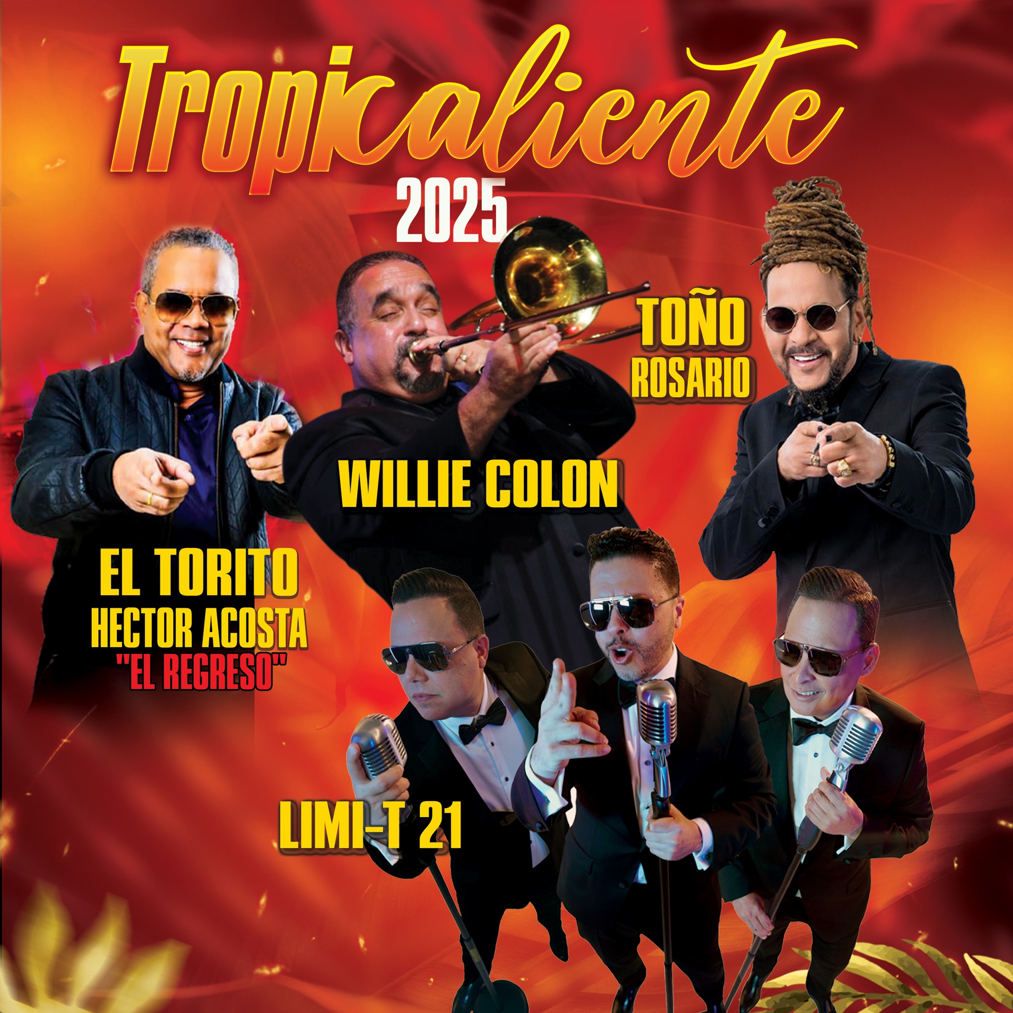 Héctor Acosta Tropicaliente Tour Poster